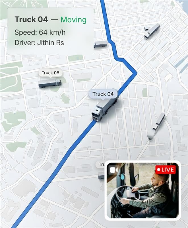 Live Vehicle & Driver View